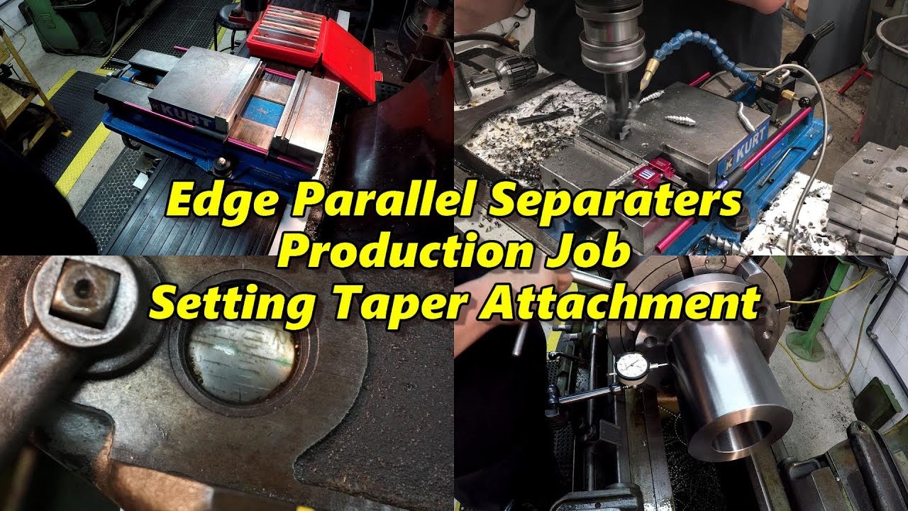 SNS 184: Edge Parallel Separaters, Production Job, Taper Attachment, Indicating Coupling