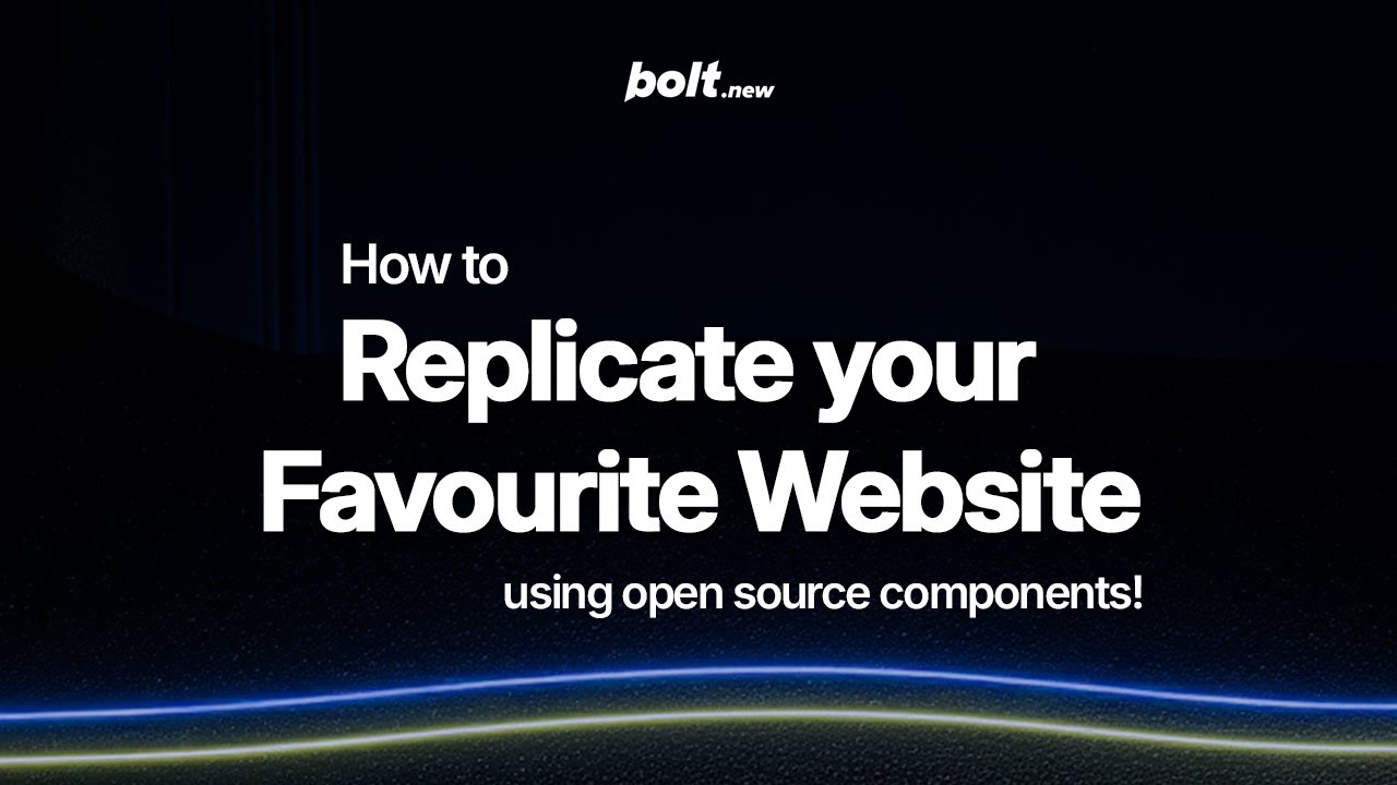 How to Replicate ANY Website Using AI (Bolt.new)