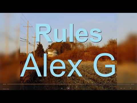 Cover Alex G - Rules (Lyrics)