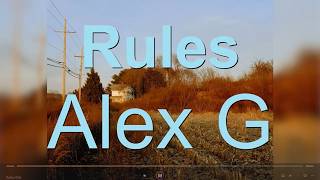 Alex G - Rules Lyrics