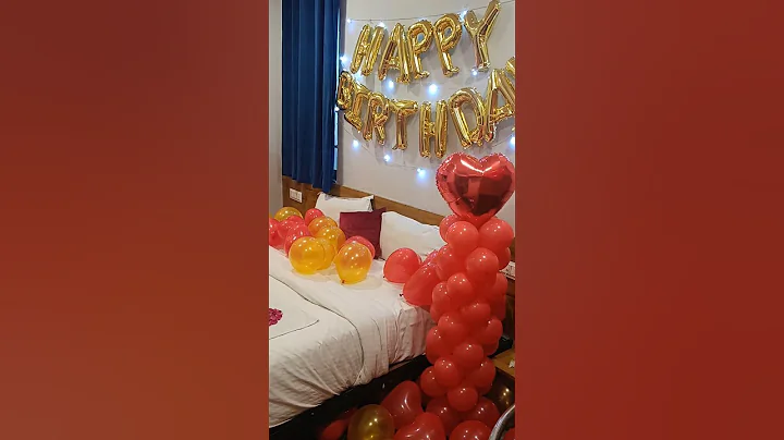 Birthday decoration for husband/wife at home. #decoration #surprise #couple #romantic