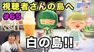 【あつまれどうぶつの森】視聴者さんの島へ！そこは真っ白な島でした！#65