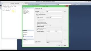 create a new user in mssql 2014