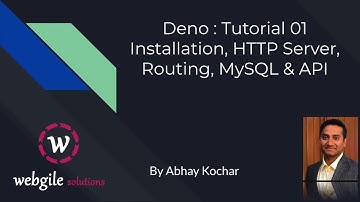Deno Tutorial:  Installation, HTTP Server, Deno Routing, Deno MySQL & Deno Rest API with MySQL