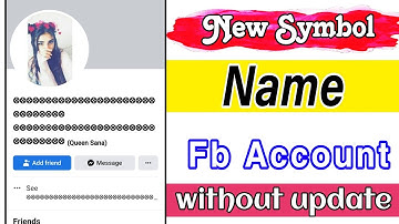 New Stylish Symbol Name facebook Account / How to make Stylish name facebook account 2023