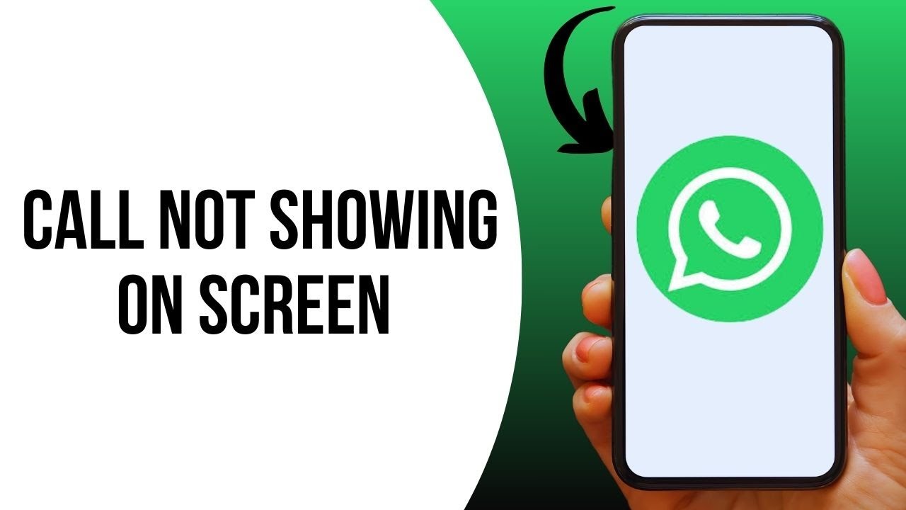 How to fix the WhatsApp call not showing on screen ? - YouTube