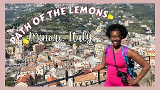 Hiking the Amalfi Coast| Path of the Lemons| Minori, Italy//Italy Vlog #11 by Jaleesa Daniels 328 views 1 month ago 9 minutes, 37 seconds