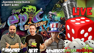 Tiny Epic Dungeons - Live Playthrough by Epitrapaizoume.gr