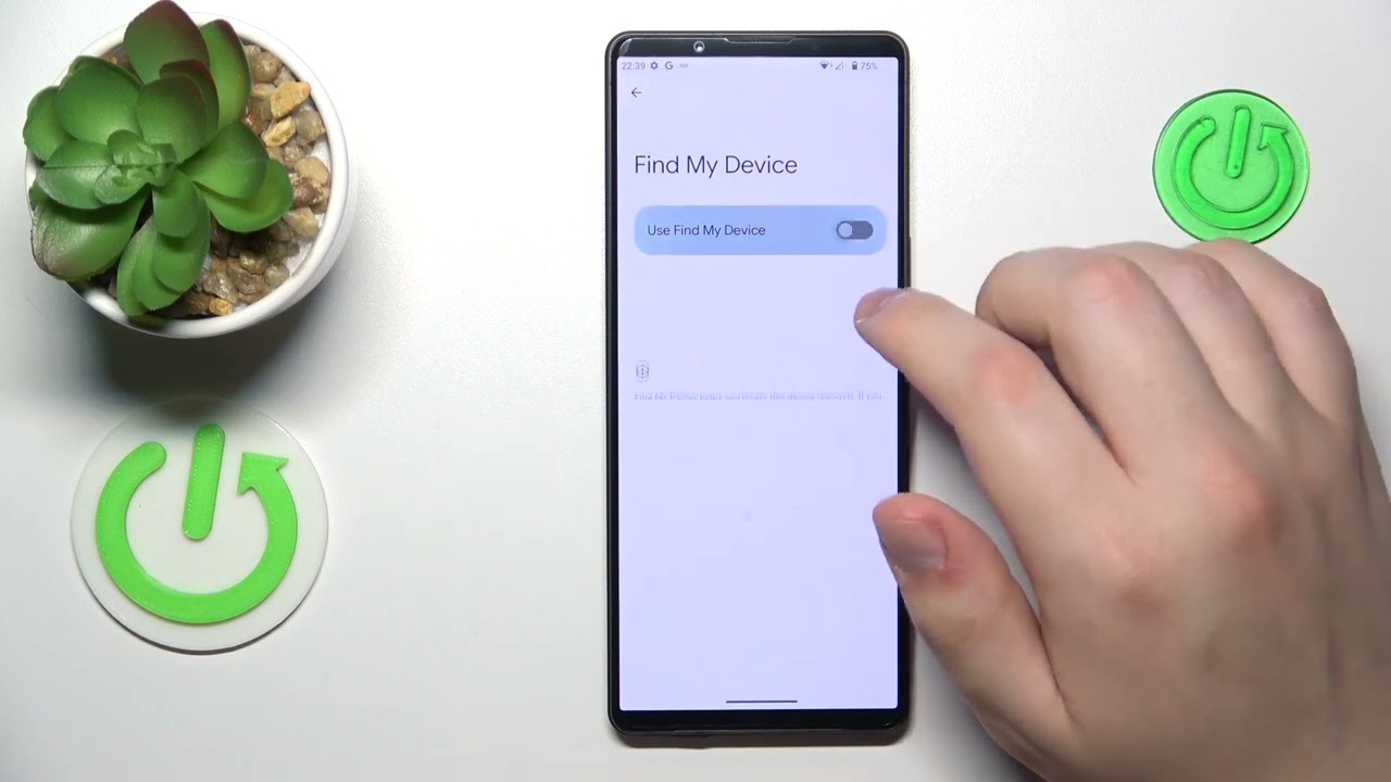 How To Enable & Disable Find My Device On Sony Xperia 1 V - YouTube