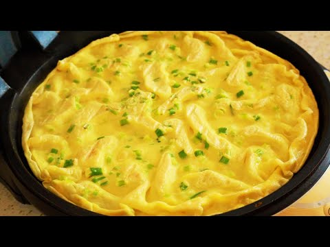 A quick way to make breakfast cakes, salty, fragrant, soft and tender, without sticking to noodles