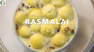 Ras malai - How to make Rosso Malai / Roshmolai - Sattvik Kitchen