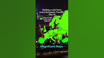 Getting A Sub From Every European Country Day 14 #europe #sub #map #geography #subscribe