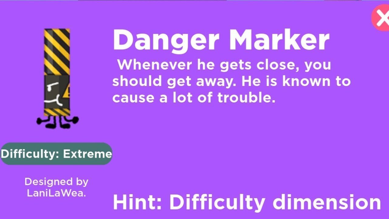 How to get Danger Marker in Find The Markers YouTube