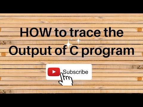 Trace The Output