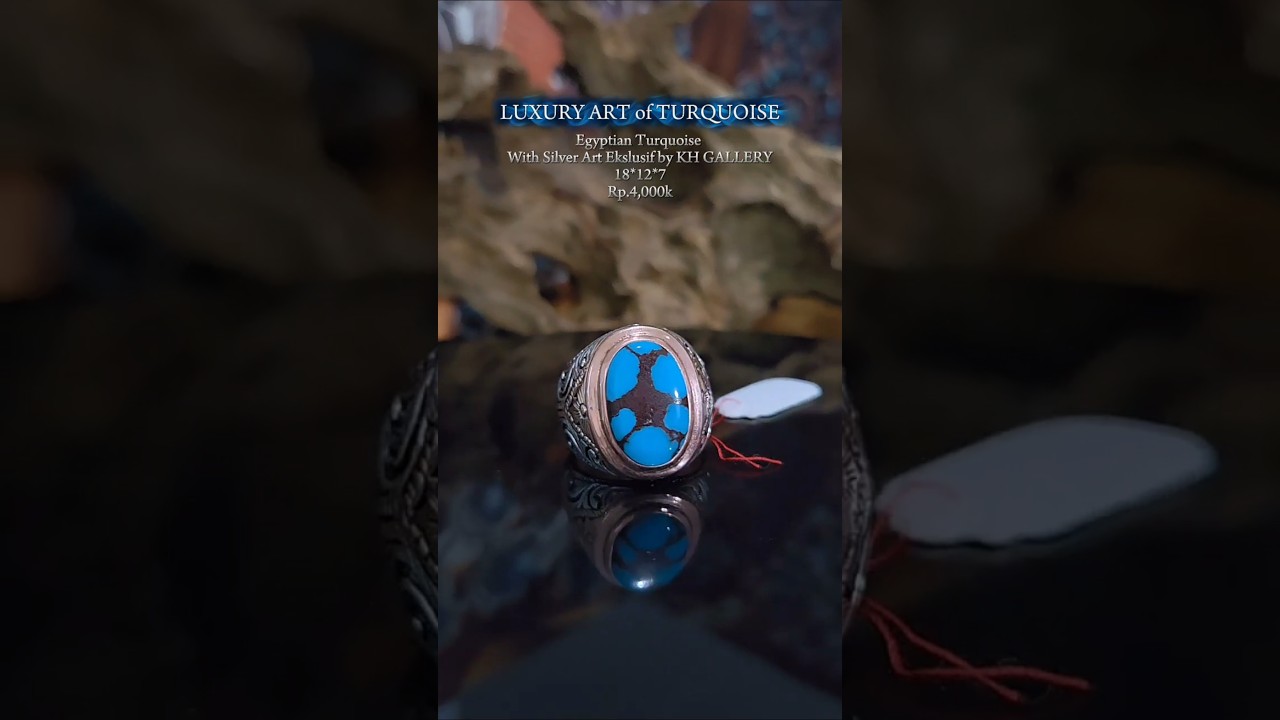 Роскошно и красиво 🥰 || Египетская бирюза с серебряной отделкой. Эксклюзив от KH GALLERY 💍👑