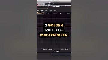 2 Golden Rules of Mastering EQ