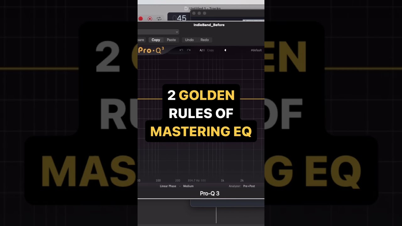 2 Golden Rules Of Mastering EQ