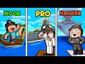 Build to Survive PIRATE WARS! (Noob vs Pro vs Hacker)