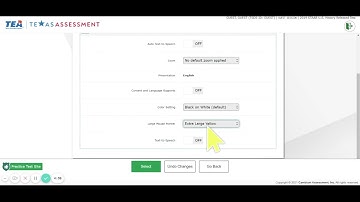STAAR Online Feature Video - Mouse Setting