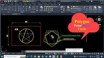 Tự học Auto CAD - Bài 10. Lệnh Polygon, Point-divice, Circle trong Auto CAD