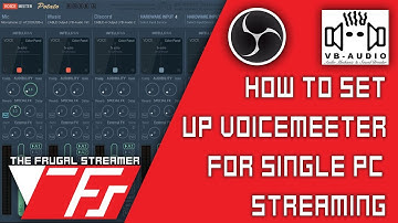 How to Set up Voicemeeter for Single PC Streaming and Recording 2019