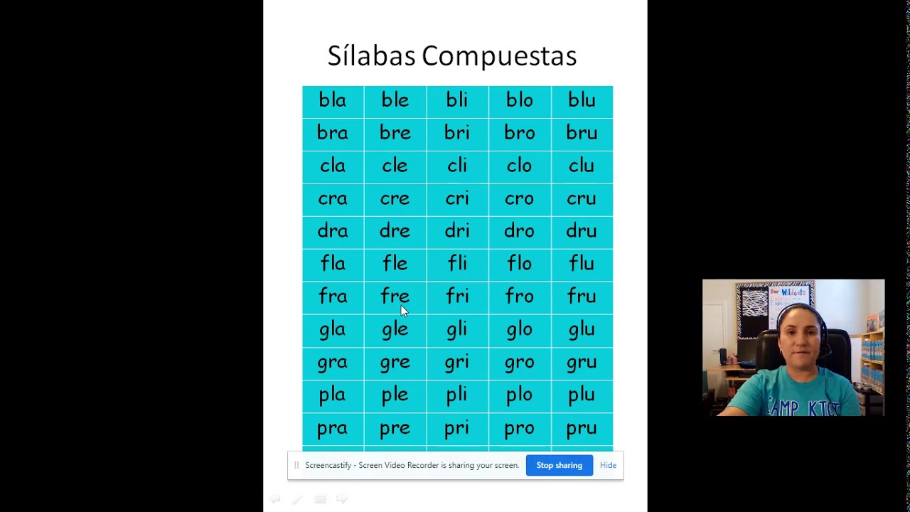 Cuales Son Las Silabas Compuestas Y Trabadas