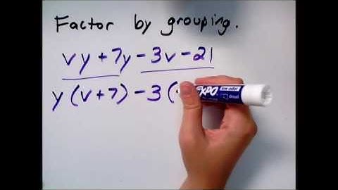 Factoring a multivariate polynomial by grouping, problem type 1