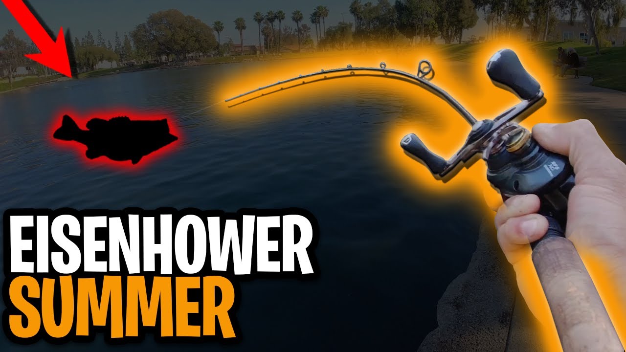 Summer Bass Fishing At Eisenhower