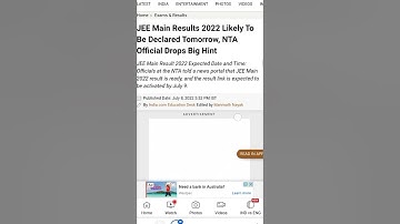 JEE Mains 2022 🔴 Result Announcement 🥳 | #jeemains2022 #jeemainsresult