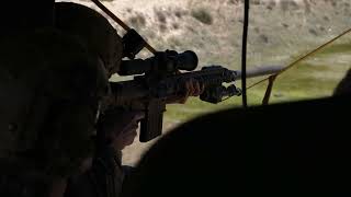 Hellenic SOFEX ORION 23: Multinational SOF conduct helicopter sniper training.