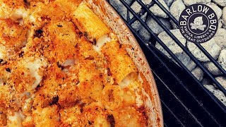 How to Bake Mac N Cheese on the Grill | Smoked Mac and Cheese Recipe | Barlow BBQ