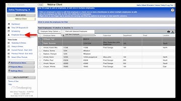 Charleston Payroll Timekeeping Webclock Training
