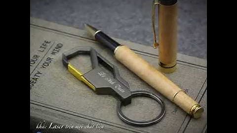 Móc khóa khắc Laser Logo theo yêu cầu 2019, 2020