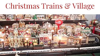 Lionel Christmas Trains & Village: Pt.1 Train & Village Audio | Pt 2 Looped Set to Christmas Music