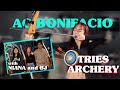 AC Bonifacio, Niana Guerrero, and BJ Sy Learns Archery At DMZ Archery Range