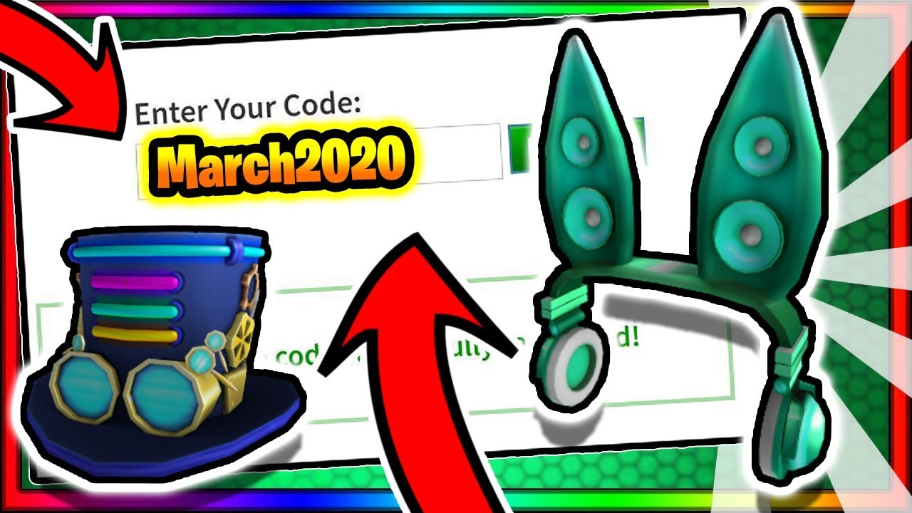 March 2020 All Working Roblox Promo Codes And New Free Items