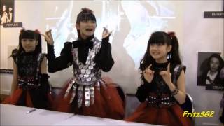 Anime Festival Asia 2012 - (Autograph Session) BABYMETAL, SEA*A & MAY''N