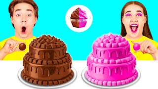 Cake Decorating Challenge | Eating Only Sweet 24 Hours by Hahanom Top Challenges