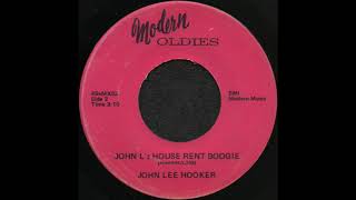 JOHN L HOUSE RENT BOOGIEM JOHN LEE HOOKER Modern OLDIES 45xMX52 reissue