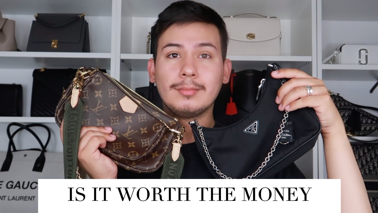 6 MONTH REVIEW | LOUIS VUITTON MULTI POCHETTE & PRADA RE-EDITION IS IT WORTH IT? - YouTube