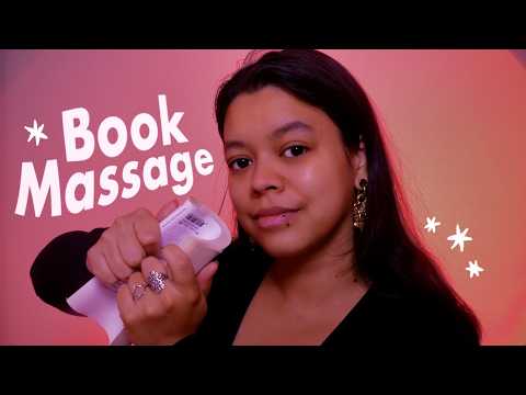 Book massage 📖 ✋✨ | SOFT SPOKEN ASMR (massage placebo)