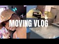 MOVING VLOG | CLEANING, ORGANIZING, BUILDING FURNITURE WITH ME + EMPTY APARTMENT TOUR | SELAH MEL