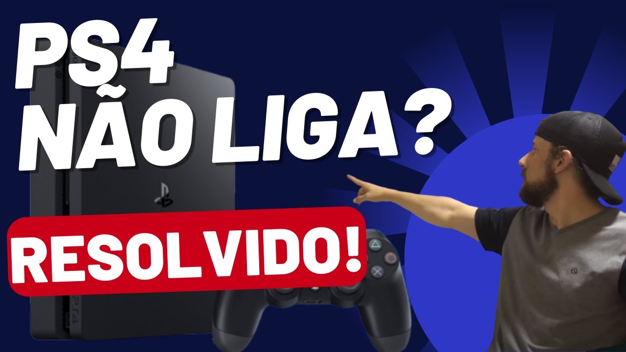 PS4 NÃO LIGA! Eu Descobri o PROBLEMA e a SOLUÇÃO