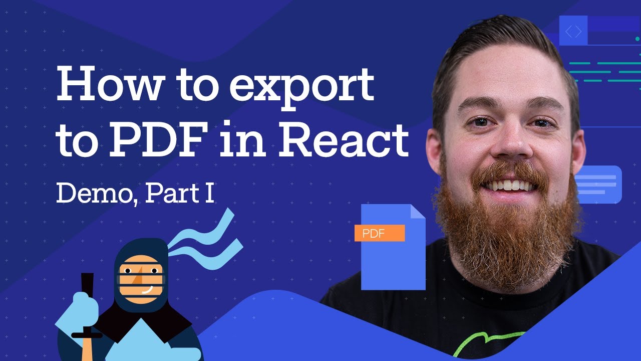 How to Export to PDF in React: Methods | React PDF Generator Part 1