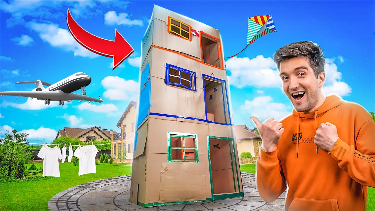 CINE PĂRĂSEȘTE ULTIMUL CASA DIN CARTON CHALLENGE !!