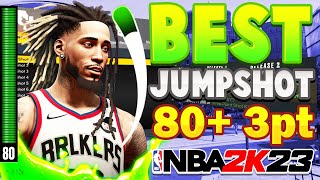 NBA 2K23 BRAND NEW BEST GREENLIGHT JUMPSHOT for builds 6&#39;5&quot; to 6&#39;9&quot; 79+ 3PT 80+ 3PT   AFTER PATCH
