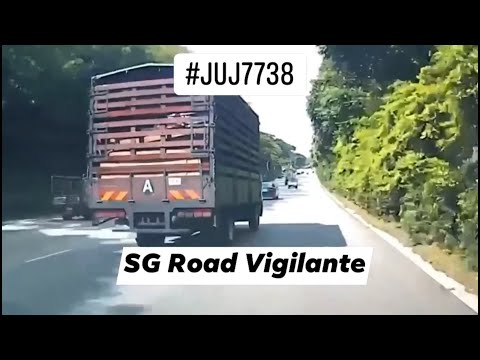 25may2021 pie #JUJ7738 Malaysian registered lorry with outstanding fines speeding down lane 1