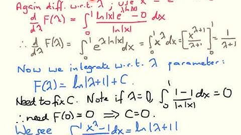 Leibniz Integral Rule Quiz