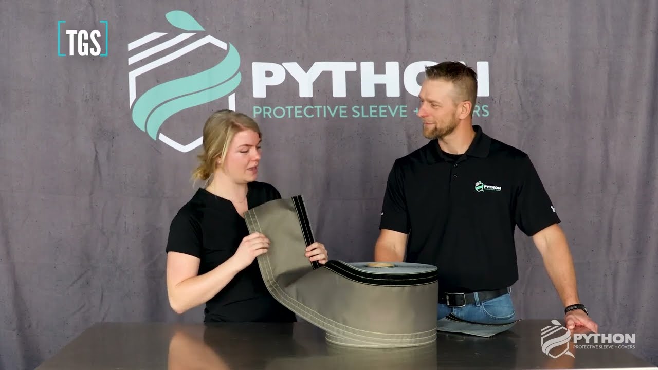 Flexible Teflon Coated Fiberglass Wrap Sleeve | Python Covers Sleeve of the Month