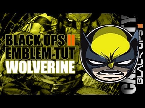 black ops 2 emblem tutorials wolverine youtube